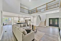 Highcrest Way two-story living room